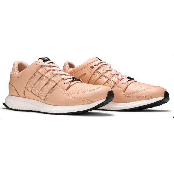 Adidas Consortium Avenue x EQT Support 93/16 Tan Leather Sneakers Mens 9 EU 42.5